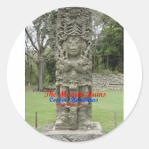 Copan ruine des boutons et des porte - clés autocollants ronds