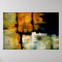 Copie abstraite d'affiche d'original - art d'expre