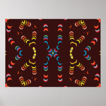 Copie africaine de perles affiches