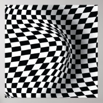 Copie blanche noire d'abrégé sur illusion optique 
