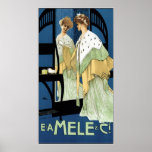 Copie d'affiche : Affiche vintage de la publicité 