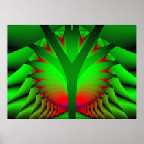 Copie d'affiche : Arbre de fractale