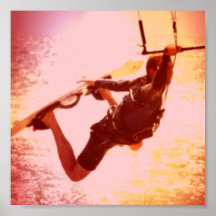 Copie d'affiche de grippage de Kiteboarding