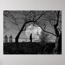 Copie d'affiche de lune de réservoir de Central Pa