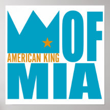 Copie d'affiche de MIMS - roi américain de MIA
