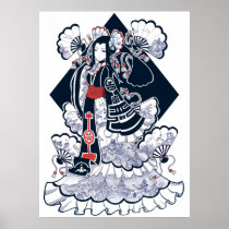 Copie d'affiche de poupée de la Chine