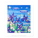 Copie d'art : Bleu d'iris posters