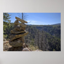 Copie d'art de cairn ; Photographie de Chris Gardi Affiche