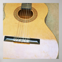 Copie d'art de guitare poster