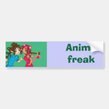 copie de bumpersticker, phénomène d'Anime Autocollants Pour Voiture