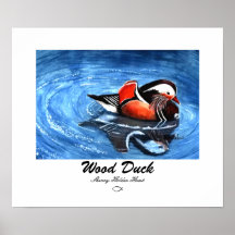 Copie de canard en bois - customisée affiches