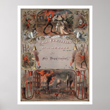 Copie de certificat de corps de sapeurs-pompiers posters