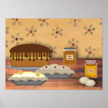 Copie de desserts de pays affiches