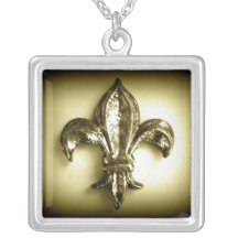 Copie de Fleur de lis de ton de sépia Bijouterie Fantaisie