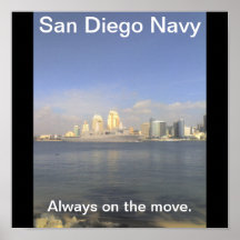 Copie de marine de San Diego Poster