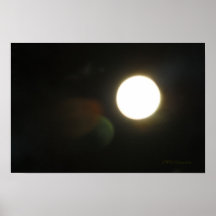 Copie de photo de lune de tortue posters