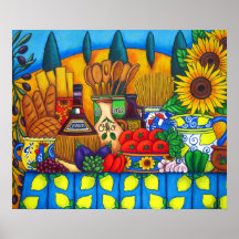 Copie de plaisirs de la Toscane par Lisa Lorenz Affiche