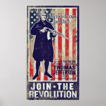 Copie de propagande de révolution de Jefferson Affiche