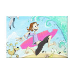copie de surfer sur la toile toile tendue
