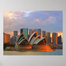 Copie de théatre de l'opéra de Sydney Affiche