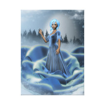 Copie de toile de rose d'hivers toile tendue