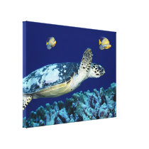 Copie de toile de tortue de mer de vie marine