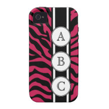 Copie de zèbre de ROSES INDIEN personnalisée avec  Étui Vibe iPhone 4