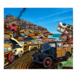 Copie "d'entrepôt de ferraille de Woody" posters