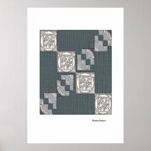 Copie d'impression de tuile poster
