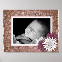 Copie divine de naissance de fleurs de Talula Posters