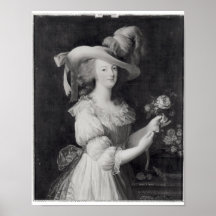 Copie d'un portrait de Marie-Antoinette Poster