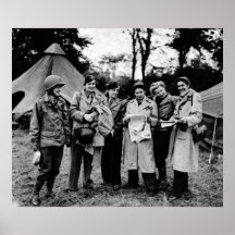 Copie femelle de correspondants de guerre de 2ÈME  Affiches