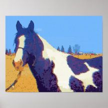 Copie - impressions d'art de cheval poster