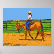 Copie - impressions d'art de cheval poster