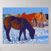 Copie - impressions d'art de cheval affiches