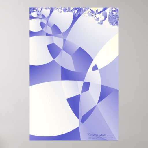 Copie infinie de beaux-arts de toile de "créativit posters