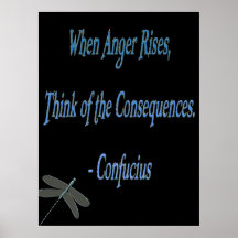 Copie inspirée d'affiche de citation de Confucius