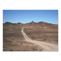 Copie isolée de photo de paysage de traînée de dés