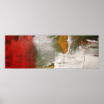 Copie panoramique moderne d'affiche d'art abstrait