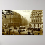 Copie - Paris, endroit de l'Opera Affiche