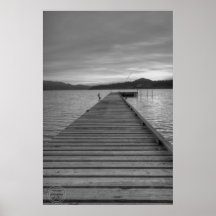 Copie portuaire d'art de coucher du soleil posters