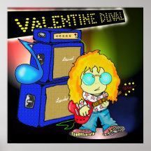 Copie "Valentine Duval" - par kev Moore Poster