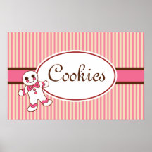 Copie vintage d'art de boulangerie de biscuit de s affiche