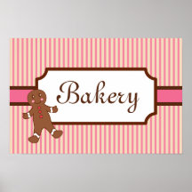 Copie vintage d'art de boulangerie de pain d'épice posters