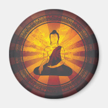 Copie vintage de Bouddha Aimants