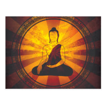 Copie vintage de Bouddha Cartes Postales