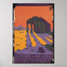 Copies de voyage de la Libye rétros d'annonce vint