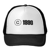 Copyright 1991 casquette