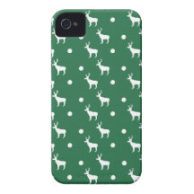 Coque-Compagnon blanc de l'iPhone 4/4S de renne à  Coques Case-Mate iPhone 4
