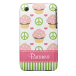 Coque-Compagnon rose de l'iPhone 3 de petit gâteau Coques iPhone 3 Case-Mate